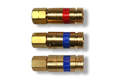SCHNELLKUPPLUNG FÜR SAUERSTOFF 1/4 R   ISO 7289