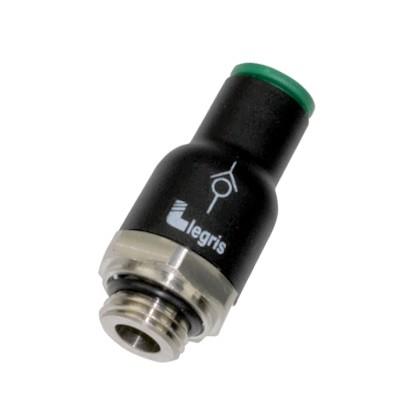 Rückschlagventil für Zuleitung, Steckanschluss/BSP, Zylinder und Metr  – Durchmesser D: 6 mm – Anschluss C: G1/4 | 7984 06 13