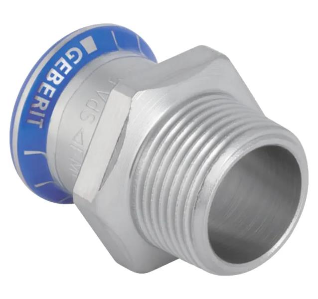 Mapress Edelstahl 316 Anschlussstück mit BU 22-R1"