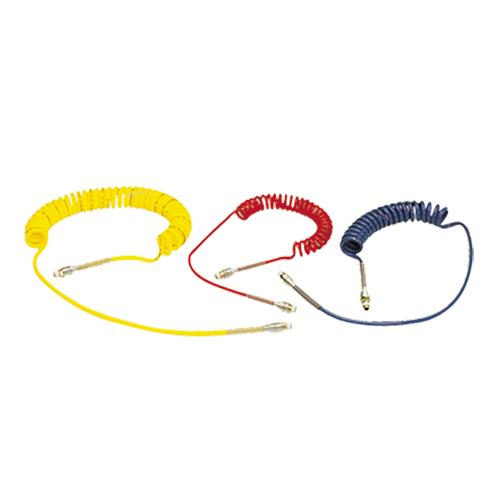 PU-Spiralschlauch, blau, 8 × 5, WL = 4 m, G1/4" | 1471U08 04 13