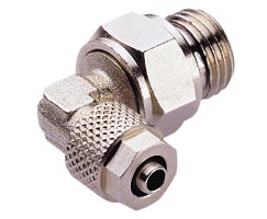 Knieverschraubung. Ø 6 – 1/8" BSPP