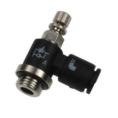 SNELH-Regelventil, Miniatur-Auslass, CIL, Metrisch und UNF – Durchmesser D: 4 mm – Gewinde C: M5x0,8 | 7660 04 19