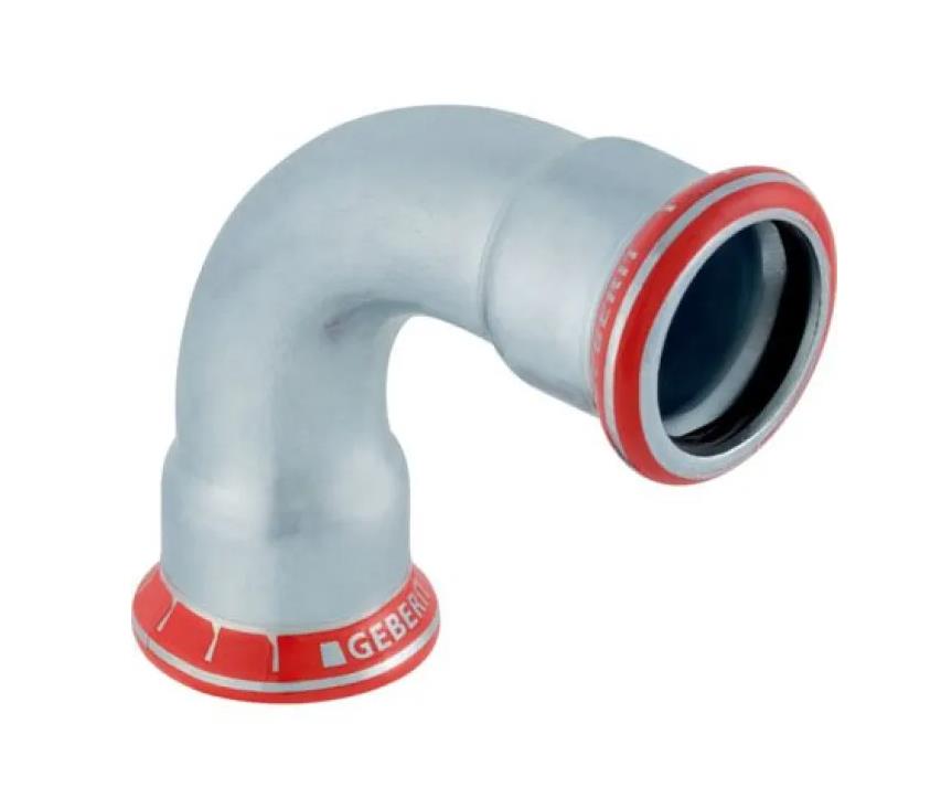 Mapress-Bogen aus C-Stahl, 90°, 15 mm