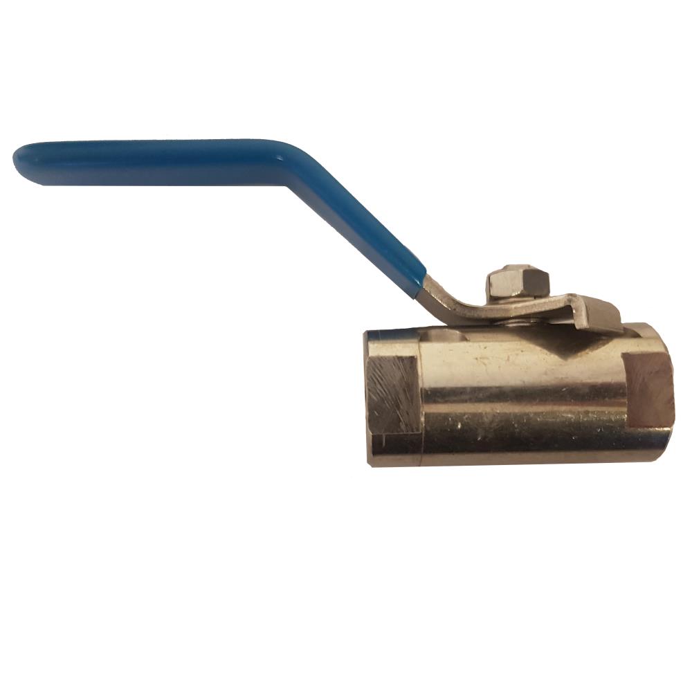 Abb. 7742 Edelstahl-316-Kugelhahn 3/4" NPT mit einteiligem Gehäuse, gerader Durchgang