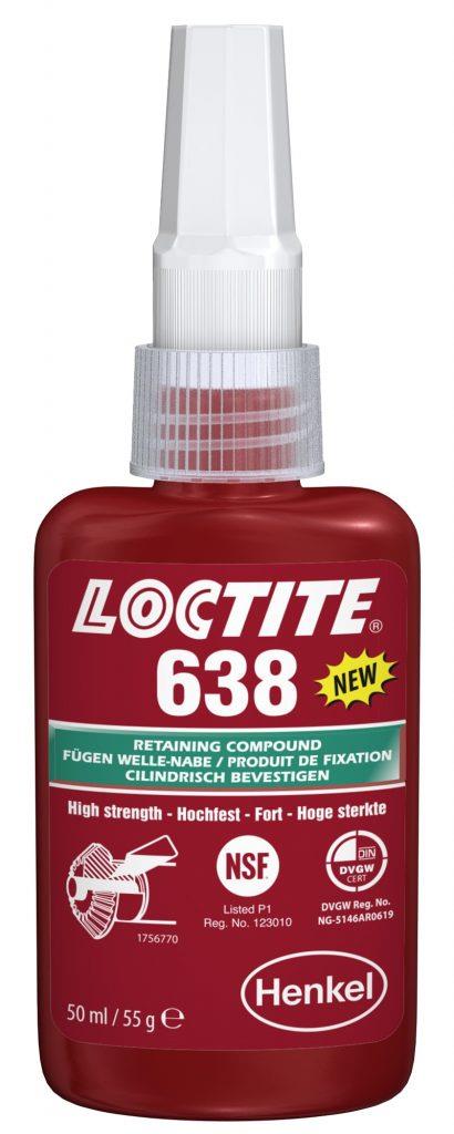LOCTITE 638-50 ml Klebstoff für zylindrische Befestigungen, hohe Festigkeit