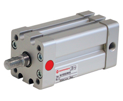 ISO-Kompaktzylinder, einfachwirkend, 40 mm Durchmesser, 25 mm Hub