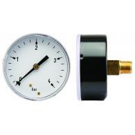 MANOMETER 106004 MESSING  63 MM  0–16 BAR A.A. G1/4 KLASSE 2,5