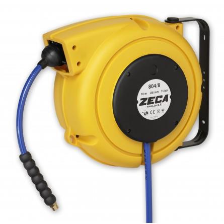 ZECA-Luftschlauchaufroller, Modell 804/8 (9+1), mit Federung.