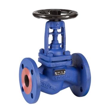 STAHL-BALGMEMBRANVENTIL PN25/40 DN25 ABB. 436