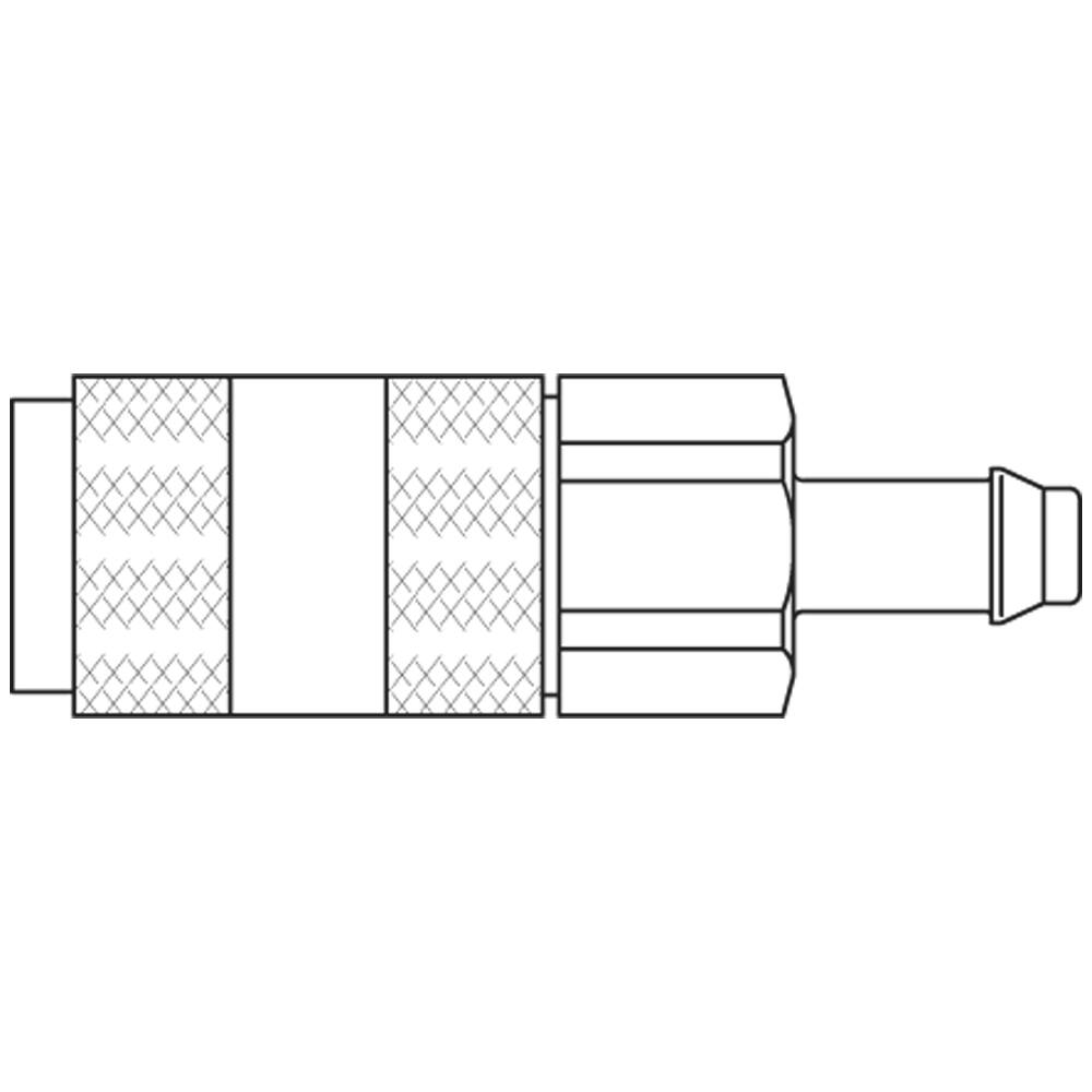 SERIE: 02 KUPPLUNG FÜR 2-MM-SCHLAUCHANSCHLUSS