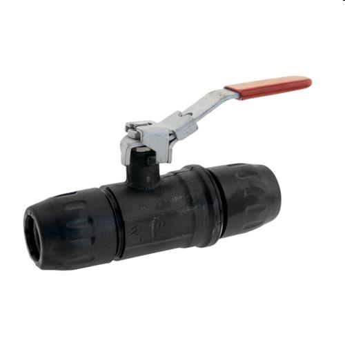 2-Wege-Kugelhahn D=40, gerade, arretierbar | 4092 40 00
