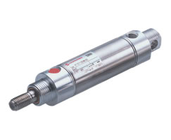 Roundline-Einfachwirkender Zylinder, 25 mm Durchmesser, 25 mm Hub