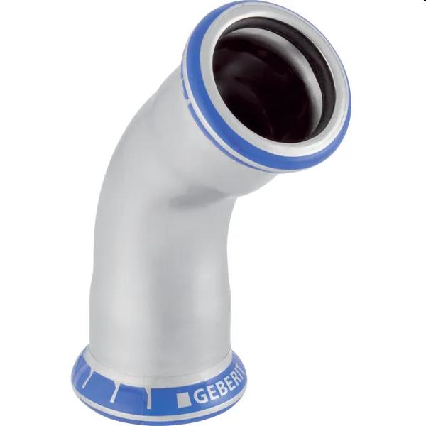 Mapress Edelstahl 316, 45°-Bogen, 28 mm