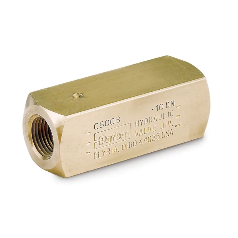 Rückschlagventil, Inline, 1/2" NPT