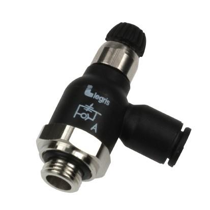 Drosselventil für Kompakt-Auspuff BSP CIL  – Durchmesser D: 8 mm – Anschluss C: G1/8 | 7060 08 10