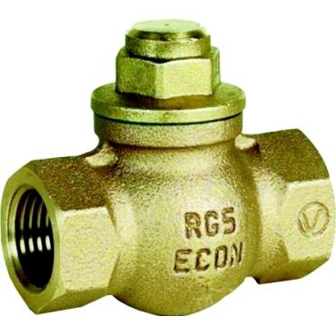Abb. 500 Rückschlagventil aus Bronze, 1/4, PTFE-Dichtung