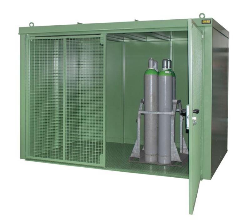 GASFLASCHENCONTAINER F90 GEMÄSS DIN 4102