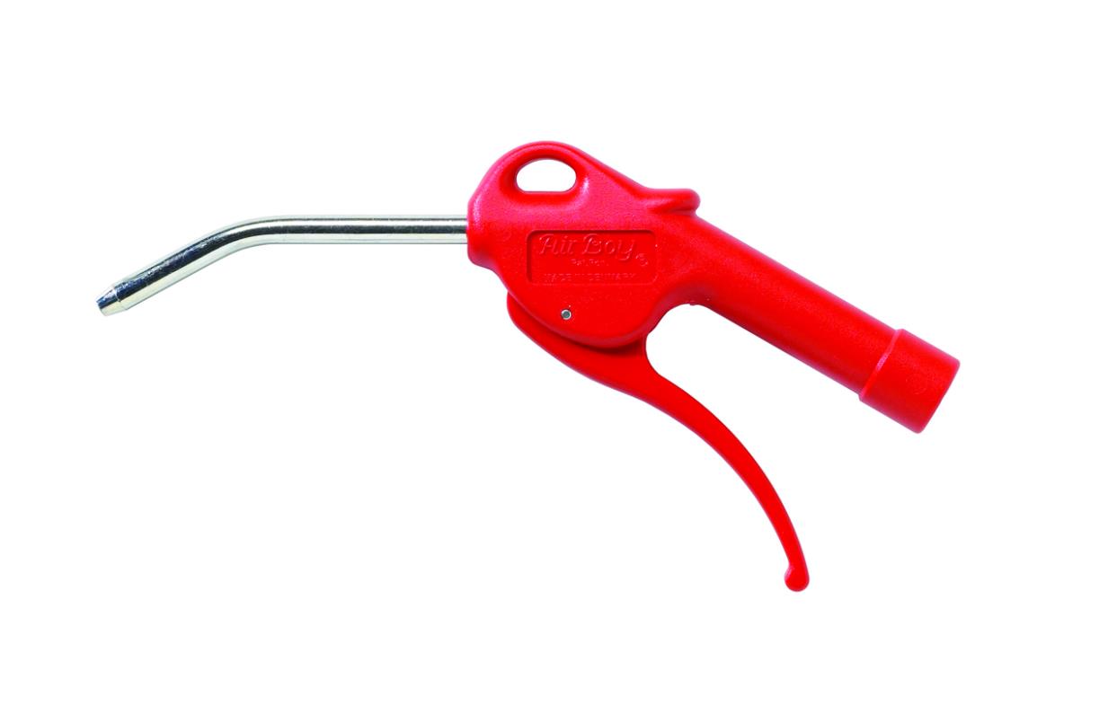 LUFT-/BLASPISTOLE 1/4–8 MM, ROT, GEBOGEN